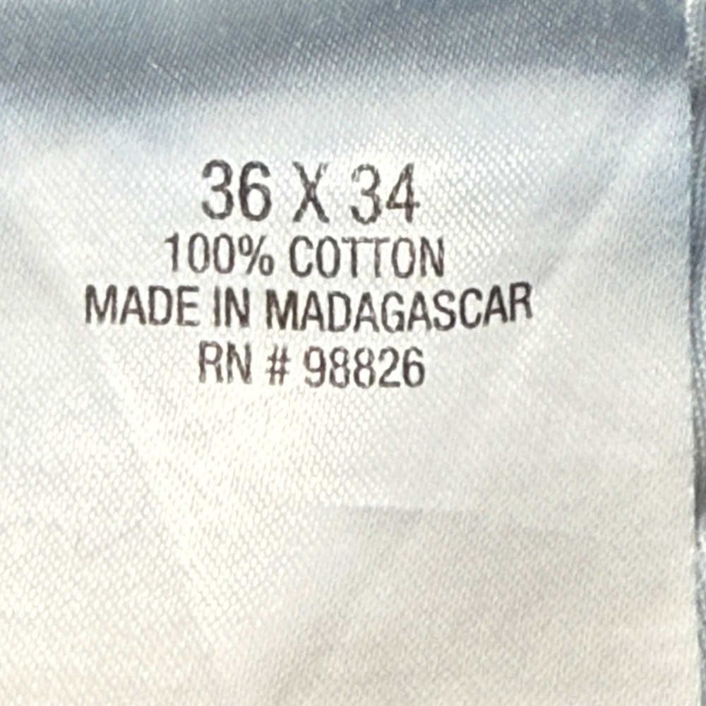 C.E. Schmidt Workwear Mens Blue Denim Jeans Size 36X34 Relaxed Fit Cotton - Picture 3 of 12
